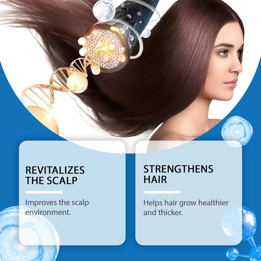 Ginger Hair Growth Oil Nourishing Strengthening Hair Roots Scalp Treatment Hair Loss Serum Moisturizing Hair Care Essence Roller
